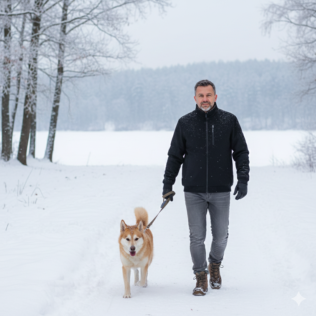ARVID THERMO | MĘSKA KURTKA Z FUTERKIEM